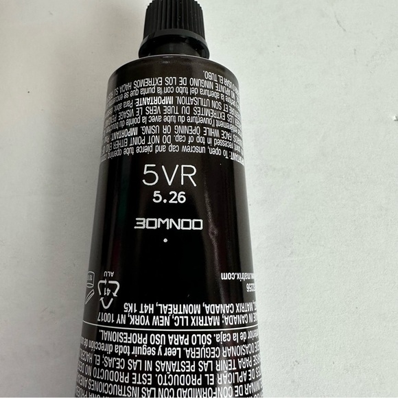 Matrix Color Insider 5VR Permanent Hair Color Medium Brown Violet Red NEW - Picture 3 of 5